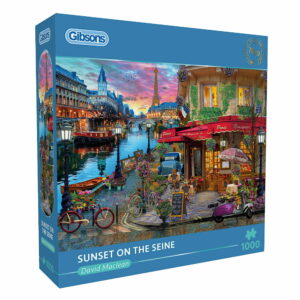 Puzzle Sunset on the Seine - Gibsons - 1000 pièces
