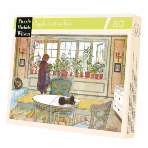 Puzzle Fleurs sur la Fenêtre - Michèle Wilson - 80 pièces