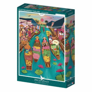 Puzzle Floating Market Thailand - Pieces & Peace - 1000 pièces