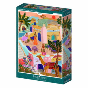 Puzzle Nubian Village - Pieces & Peace - 1000 pièces