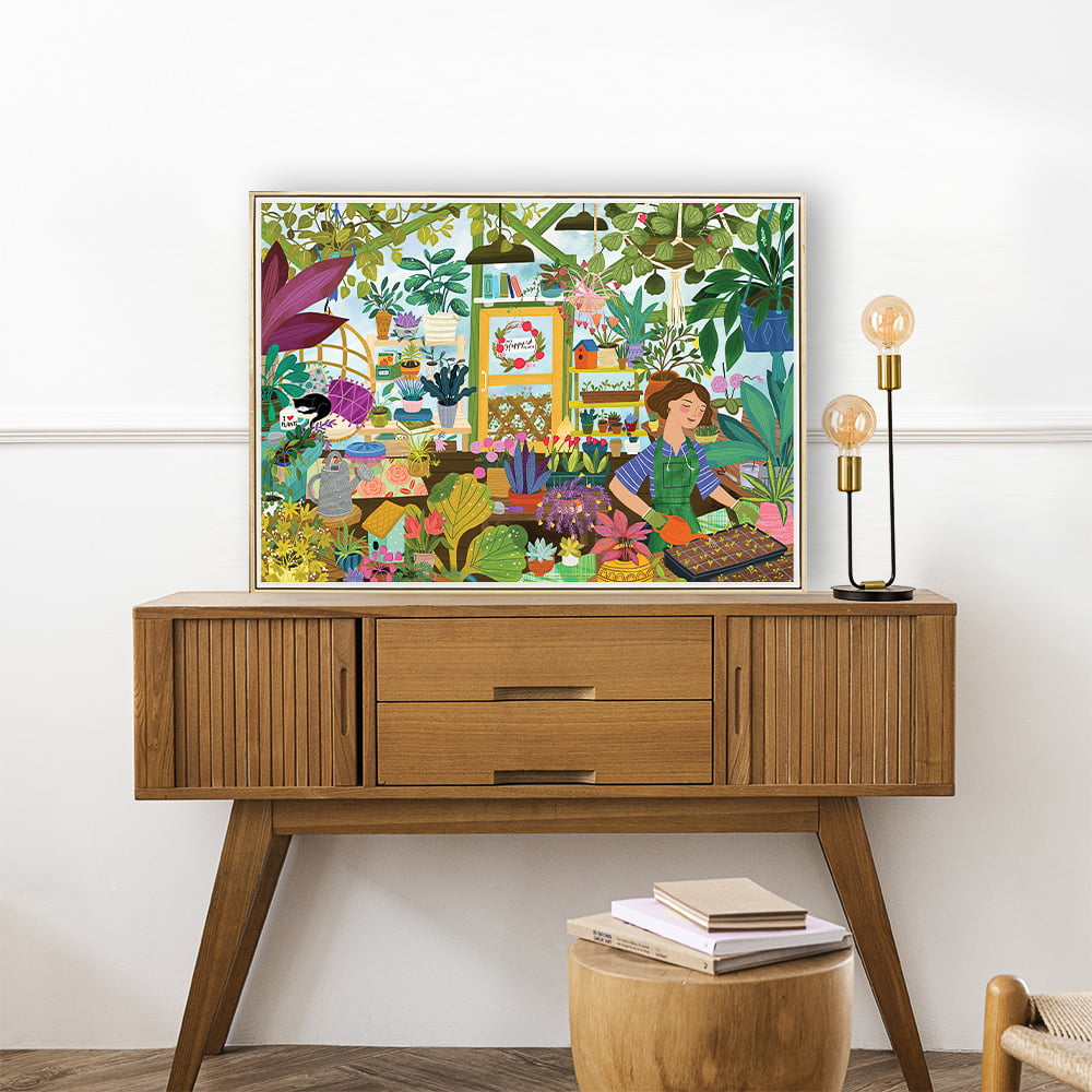 Puzzle Mon Lieu Préféré : la Serre - Pieces & Peace - 1000 pièces – Image 3