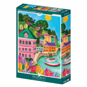 Puzzle Palette de Polperro - Pieces & Peace - 1000 pièces
