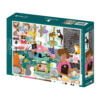 Puzzle Mon lieu Préféré : le Café à Chats - Pieces & Peace - 1000 pièces