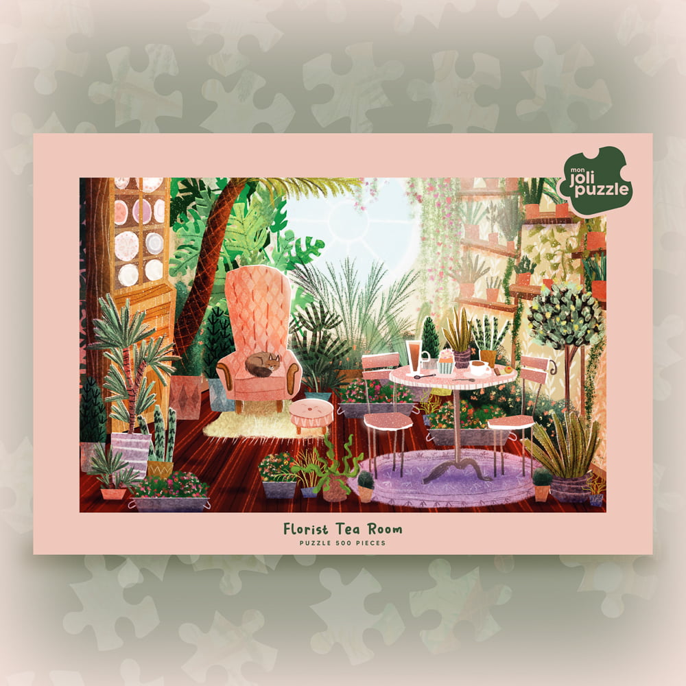 Puzzle Florist Tea Room - Mon Joli Puzzle - 500 pièces – Image 3