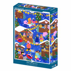 Puzzle Marché de Noël - Pieces & Peace - 500 pièces