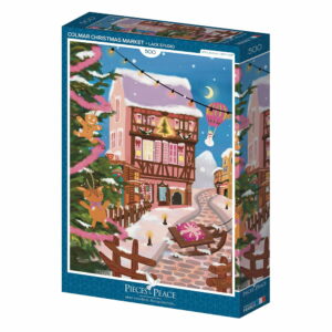 Puzzle Marché de Noël de Colmar - Pieces & Peace - 500 pièces