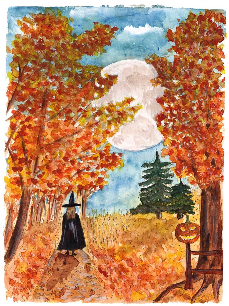 Puzzle Sorcière sur le chemin - Caro from Woodland - 99 pièces – Image 3