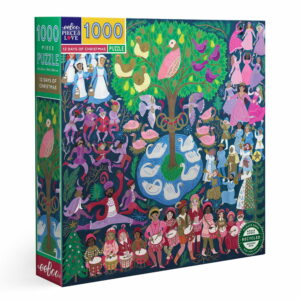 Puzzle 12 Days of Christmas - eeBoo - 1000 pièces