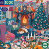 Puzzle English Cottage Christmas - eeBoo - 1000 pièces