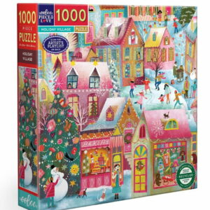 Puzzle Holiday Village - eeBoo - 1000 pièces