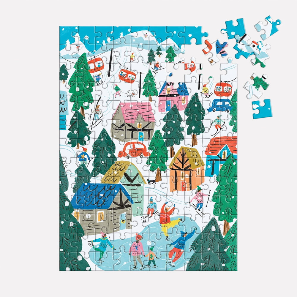 Puzzle Alpine Cottage - Galison - 130 pièces – Image 5