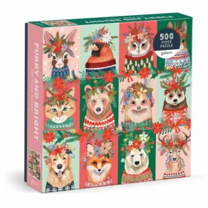 Puzzle Furry And Bright - Galison - 500 pièces
