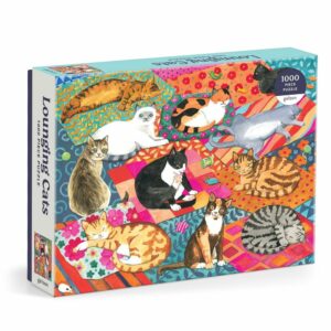 Puzzle Lounging Cats - Galison - 1000 pièces