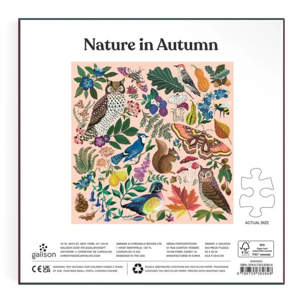 Puzzle Nature in Autumn - Galison - 500 pièces – Image 3
