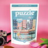 Puzzle Pédalons au fil de l'eau - Maison Joliette - 1000 pièces
