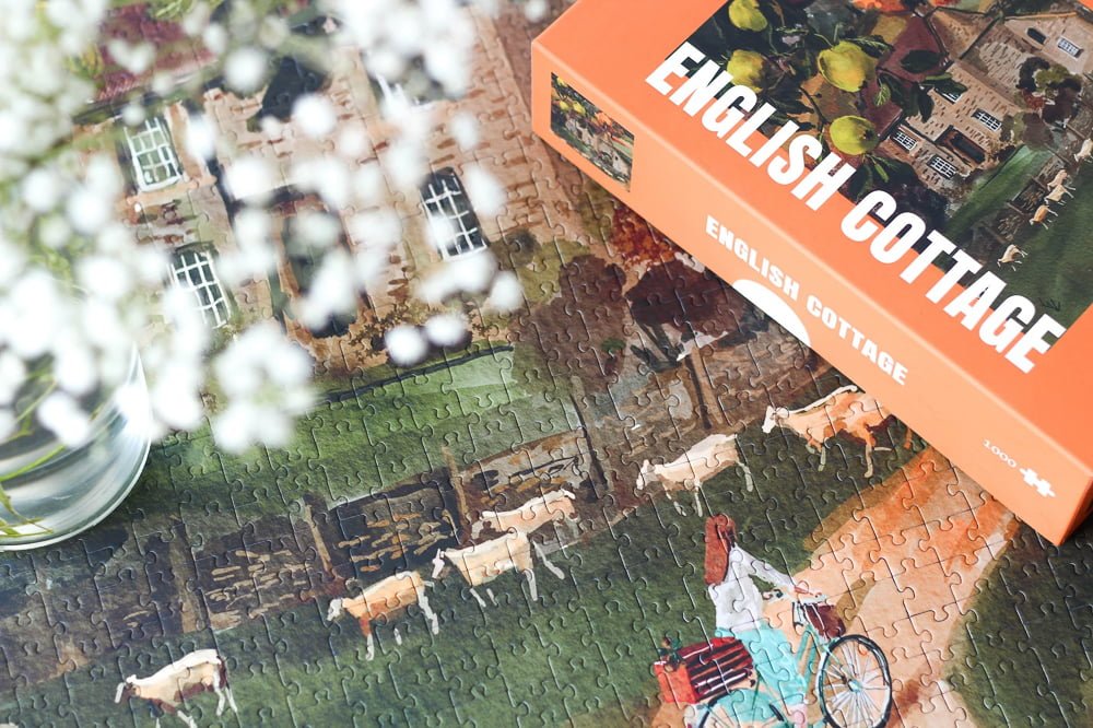 Puzzle English Cottage - Piecely - 1000 pièces – Image 2