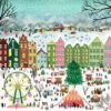 Puzzle Noël sur la Place - Pieces & Peace - 1000 pièces