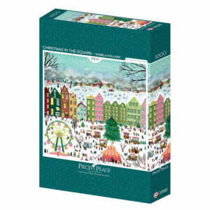 Puzzle Noël sur la Place - Pieces & Peace - 1000 pièces