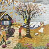 Puzzle Here Comes The Rain - Vissevasse - 1000 pièces