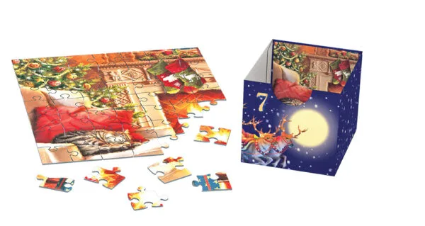 Calendrier de l’avent Puzzle Merry Christmas - Eurographics - 1200 pièces – Image 4