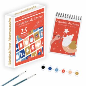 Calendrier de l’Avent - Peinture aux numéros - Maison Joliette