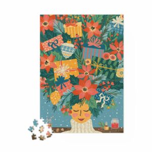 Puzzle Esprit de Noël - Maison Joliette - 1000 pièces