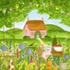 Puzzle le cottage bouton de rose - Michèle Wilson - 80 pièces