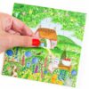 Puzzle le cottage bouton de rose - Michèle Wilson - 80 pièces