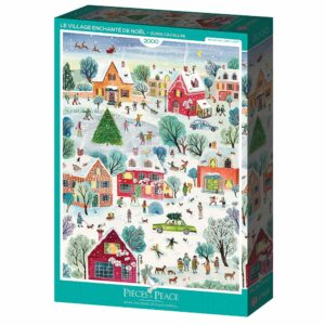 Puzzle Le Village Enchanté de Noël - Pieces & Peace - 2000 pièces