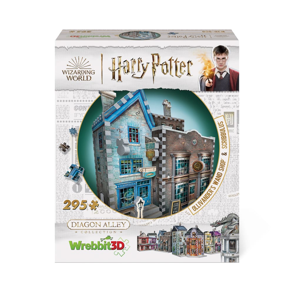 Puzzle 3D Ollivander's Wand Shop™️ and Scribbulus - Wrebbit3D - 295 pièces – Image 2