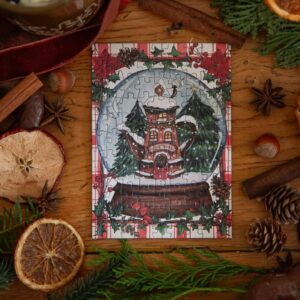 Puzzle Boule de Noël - Caro from Woodland - 99 pièces