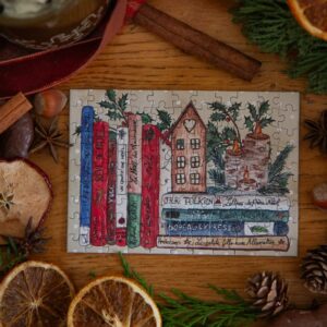 Puzzle Livres de Noël - Caro from Woodland - 99 pièces