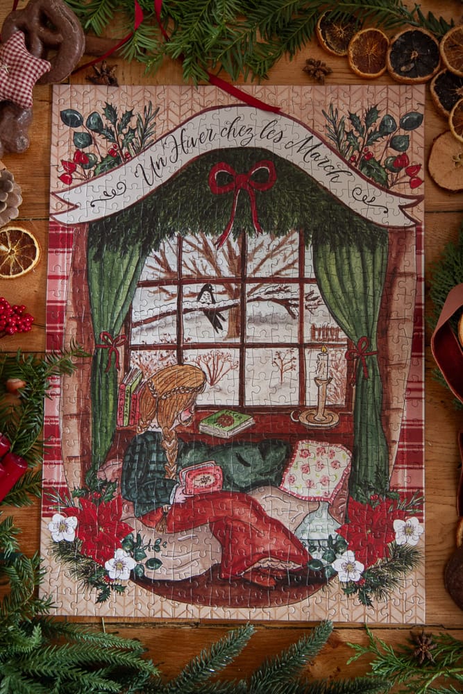 Puzzle Un Hiver chez les March - Caro from Woodland - 500 pièces – Image 2