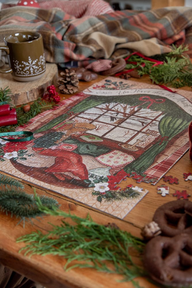 Puzzle Un Hiver chez les March - Caro from Woodland - 500 pièces – Image 3