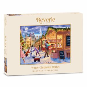 Puzzle Winter Christmas Market - Reverie Puzzles - 1000 pièces