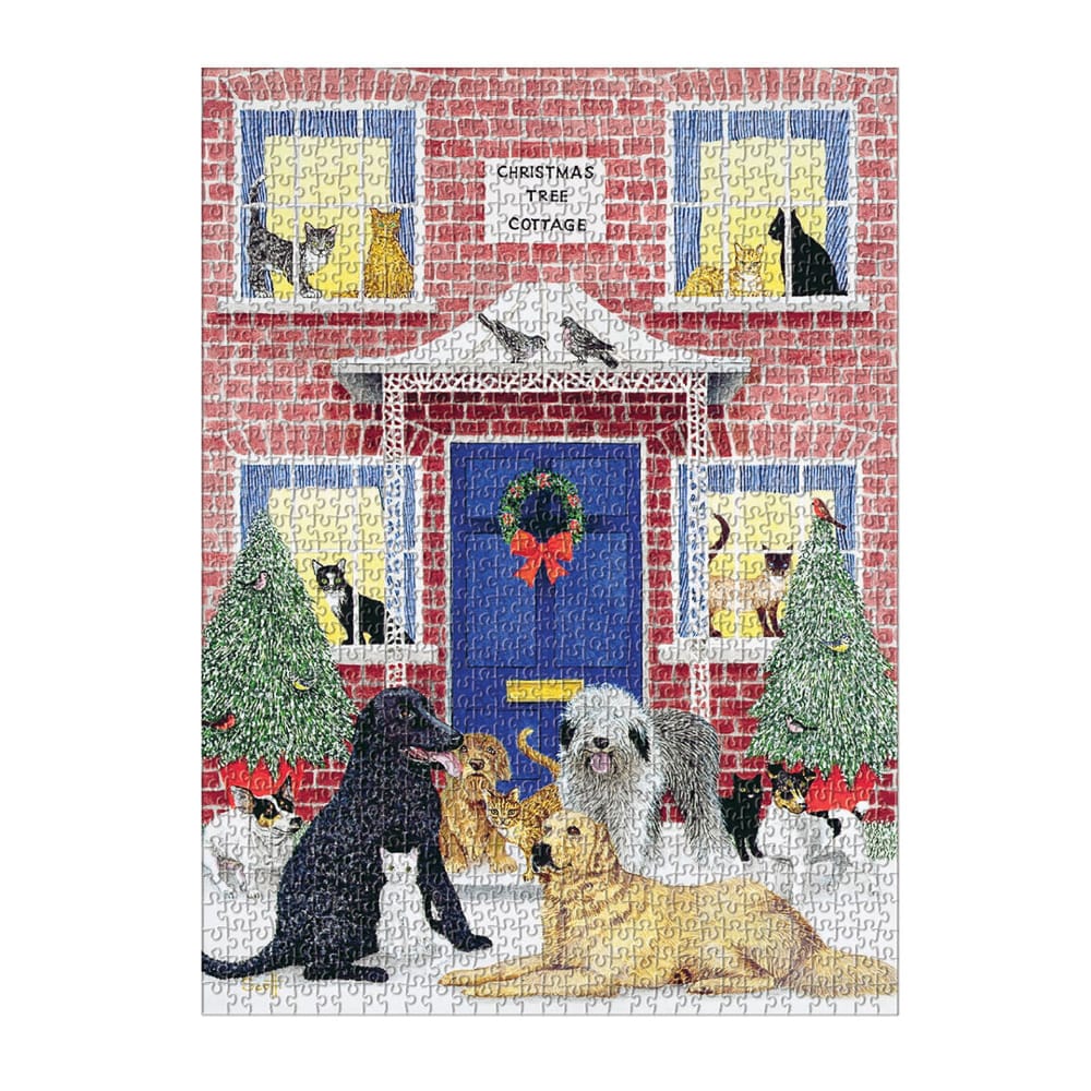 Puzzle Christmas Cottage - Galison - 1000 pièces – Image 5