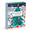 Calendrier de l'avent puzzle Louise Cunningham Merry and Bright - Galison - 960 pièces