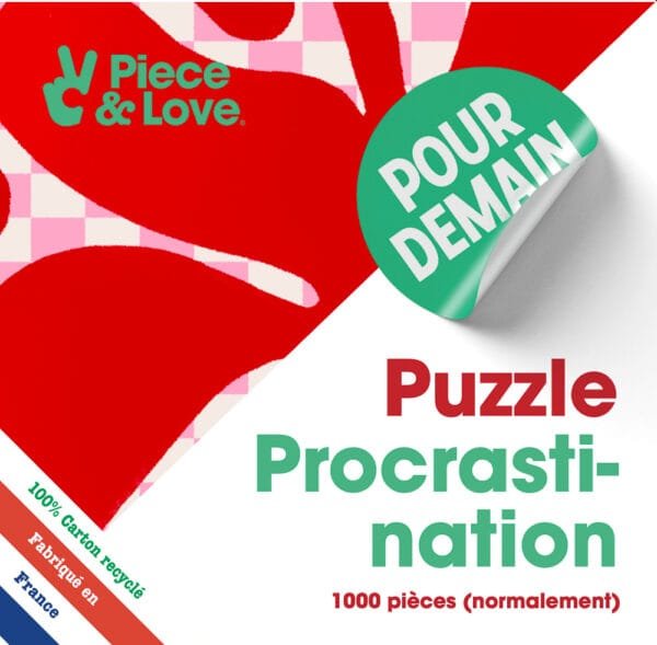 Puzzle Procrastination - Piece & Love - 1000 pièces – Image 2