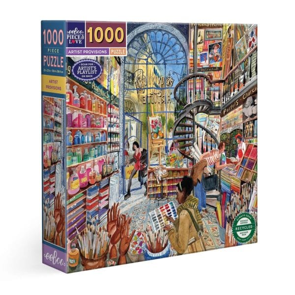 Puzzle Artist Provisions - eeBoo - 1000 pièces