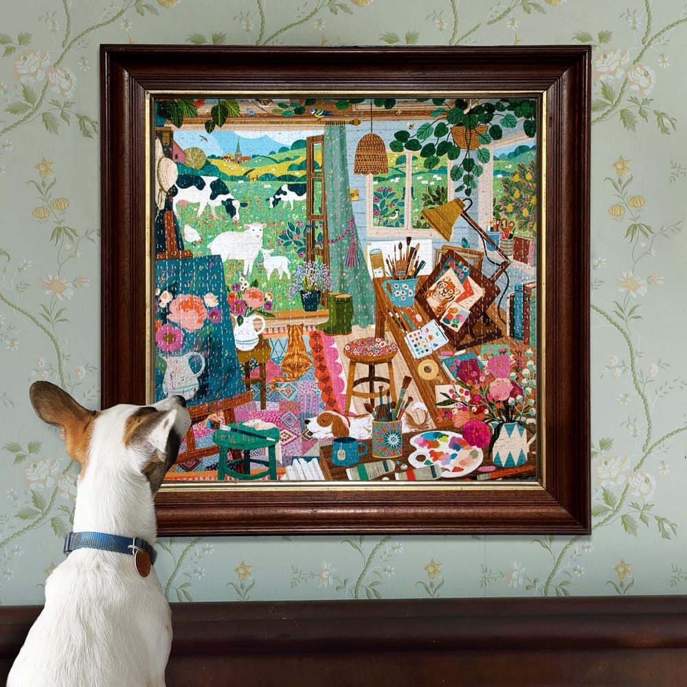 Puzzle Artist's Cottage - eeBoo - 1000 pièces – Image 4