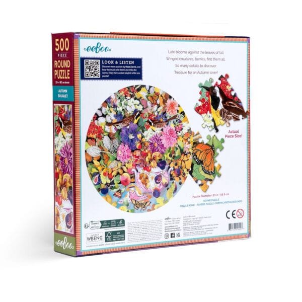 Puzzle Autumn Bouquet - eeBoo - 500 pièces – Image 4