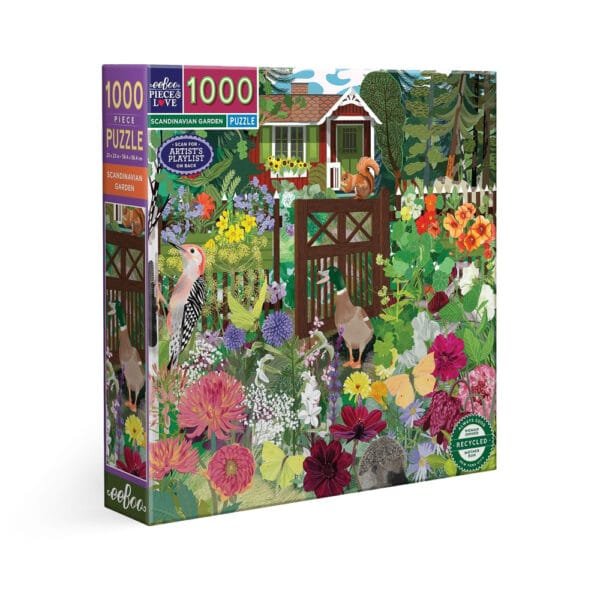 Puzzle Scandinavian Garden - eeBoo - 1000 pièces