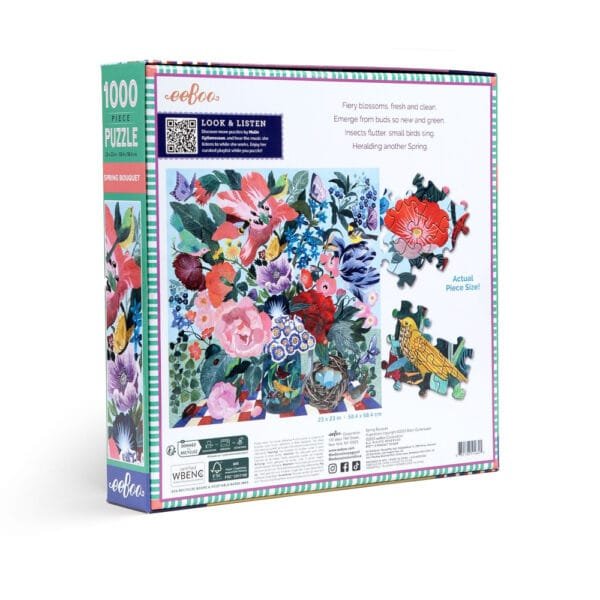 Puzzle Spring Bouquet - eeBoo - 1000 pièces – Image 2