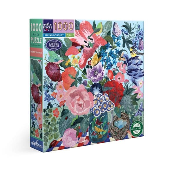 Puzzle Spring Bouquet - eeBoo - 1000 pièces