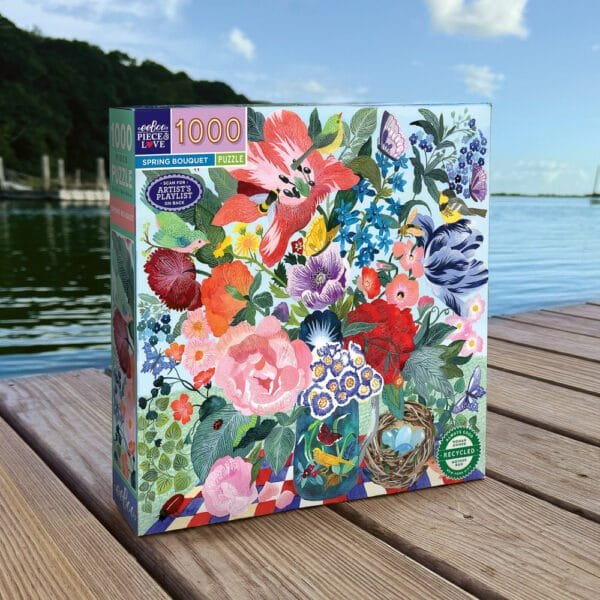 Puzzle Spring Bouquet - eeBoo - 1000 pièces – Image 4