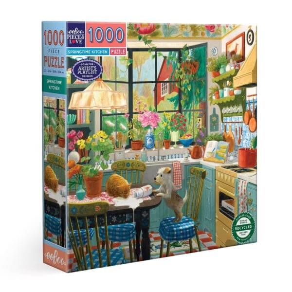 Puzzle Springtime Kitchen - eeBoo - 1000 pièces