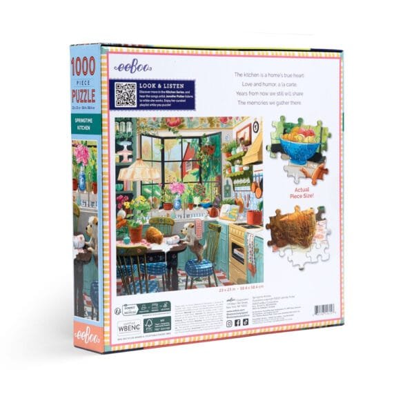 Puzzle Springtime Kitchen - eeBoo - 1000 pièces – Image 3