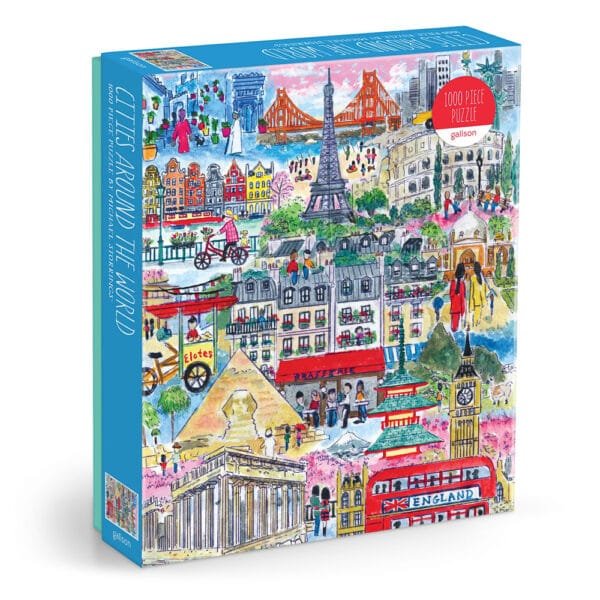 Puzzle Cities Around the World - Galison - 1000 pièces