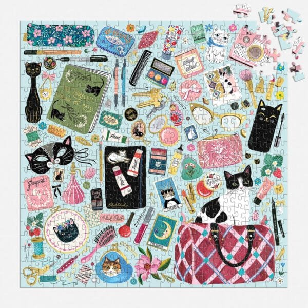 Puzzle Purrfect Accessories - Galison - 500 pièces – Image 3