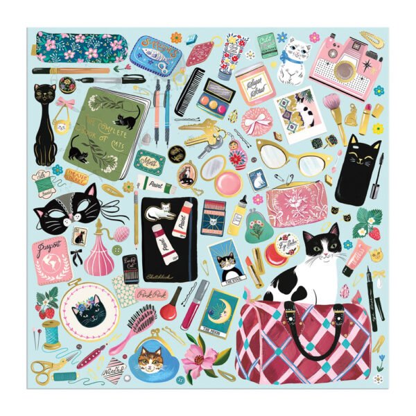 Puzzle Purrfect Accessories - Galison - 500 pièces – Image 4